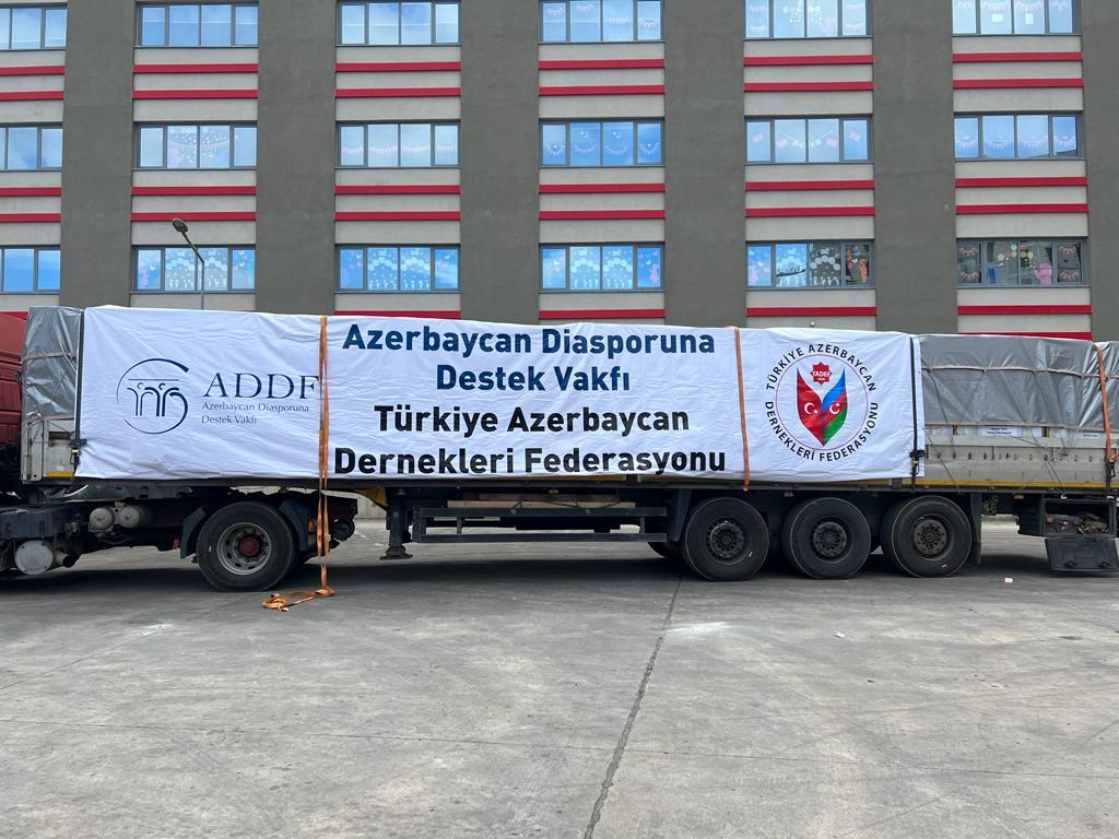 Diaspora Dəstək Fondu zəlzələdən zərər çəkənlərə yardım edib - FOTO