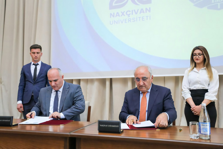 Naxçıvan Universiteti ilə UNEC arasında müqavilə imzalandı