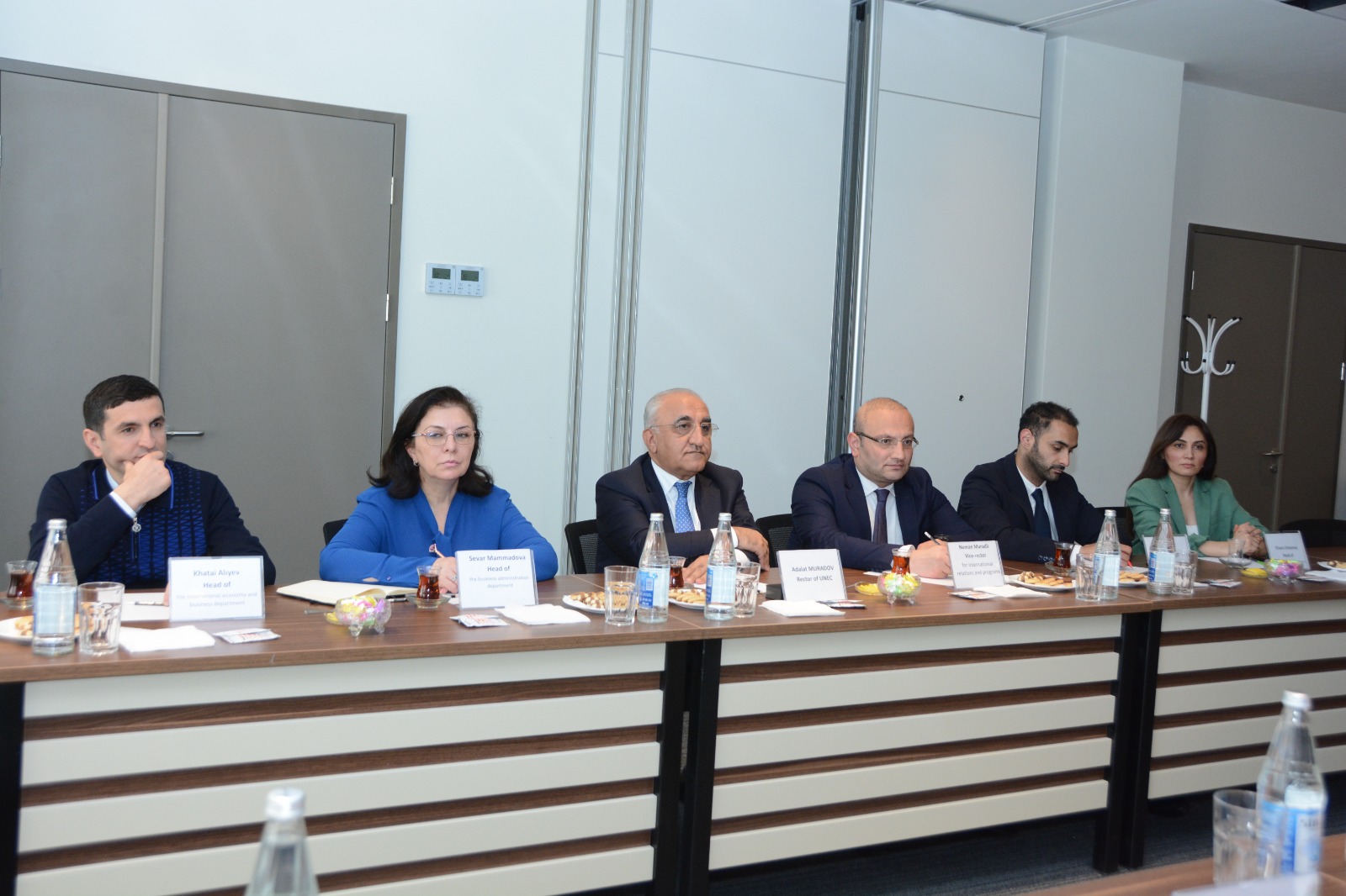 UNEC-də Beynəlxalq Tədqiqat Mərkəzi yaradılacaq - FOTOLAR