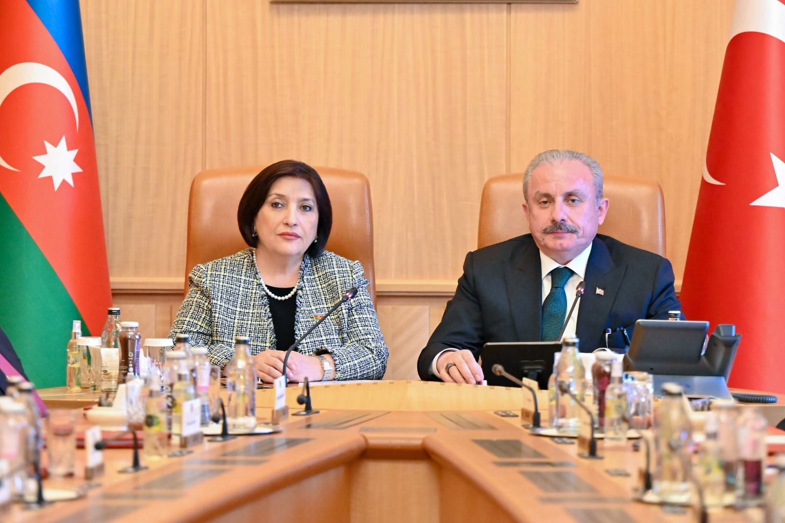 Sahibə Qafarova və Şentop saziş imzaladılar - FOTOLAR