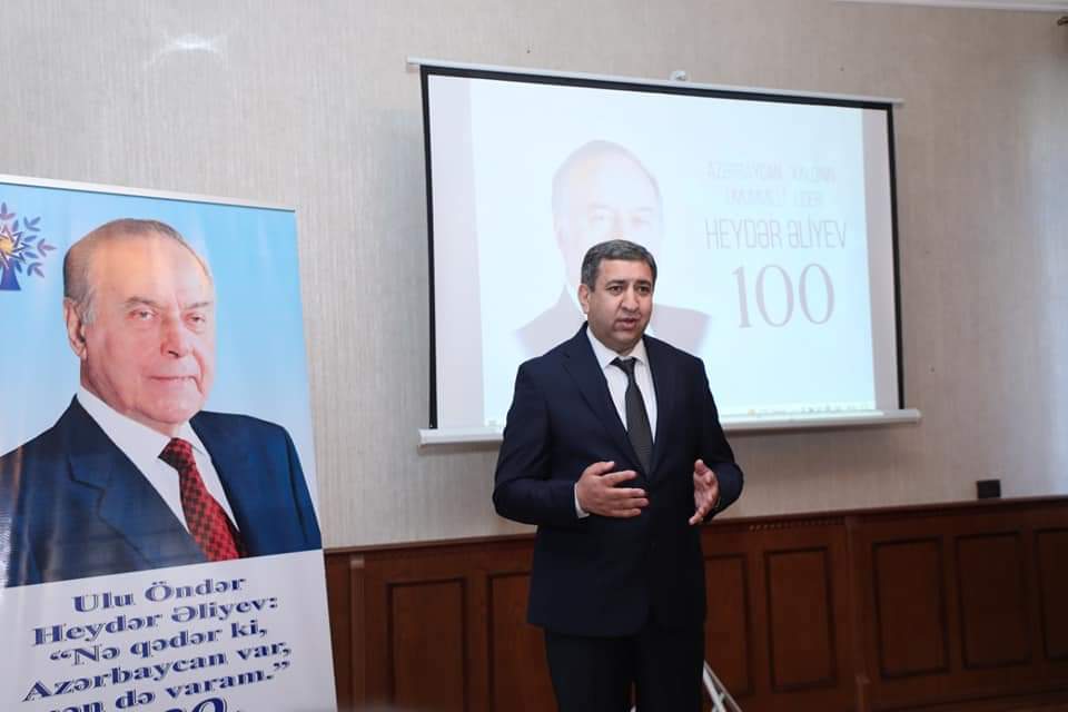 YAP Kəlbəcər rayon təşkilatı Heydər Əliyevin yubleyilə bağlı tədbir keçirib - FOTOLAR