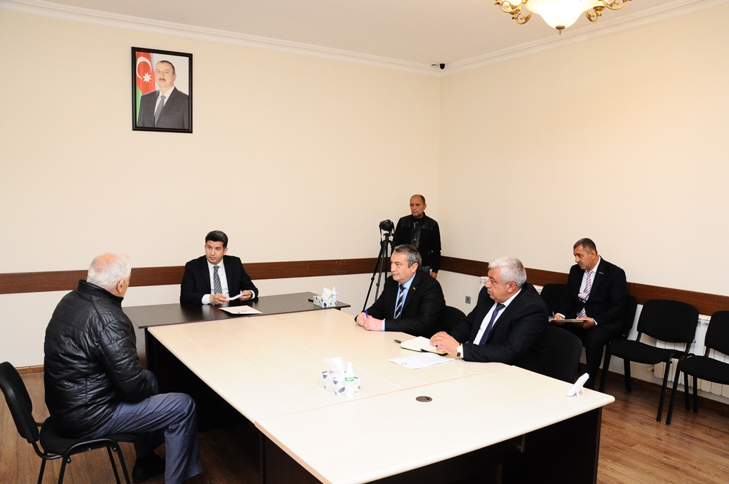 Naftalanda növbəti vətəndaş qəbulu keçirilib