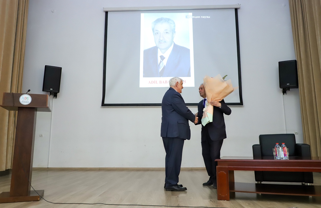 ADU-da Adil Babayevin yubileyi qeyd olunub - FOTOLAR