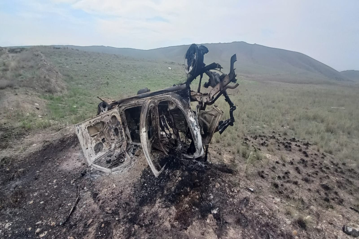 3 nəfərin minadan öldüyü ərazidən FOTOLAR