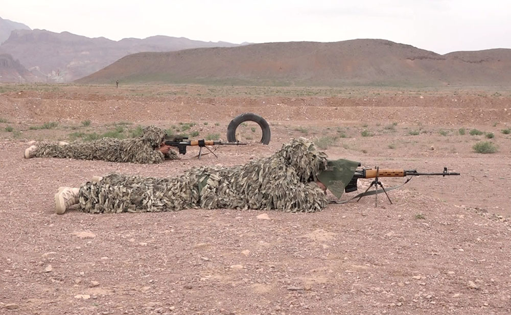 Naxçıvanda snayperlərin yarışı - VİDEO