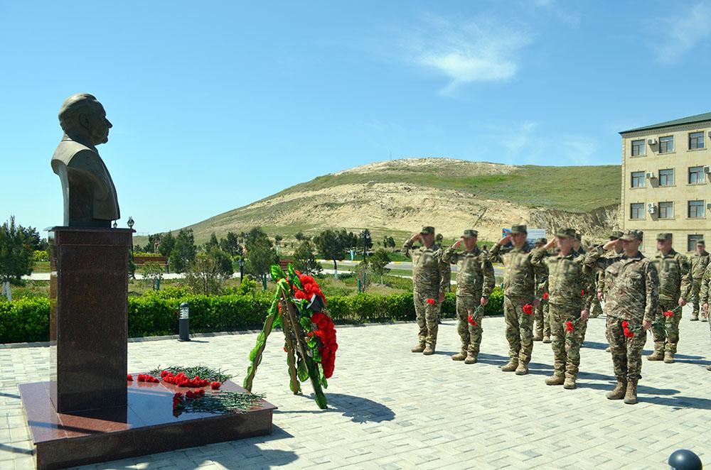 Hərbi hissədə XTQ-nin yaradılması günü qeyd edildi - FOTOLAR