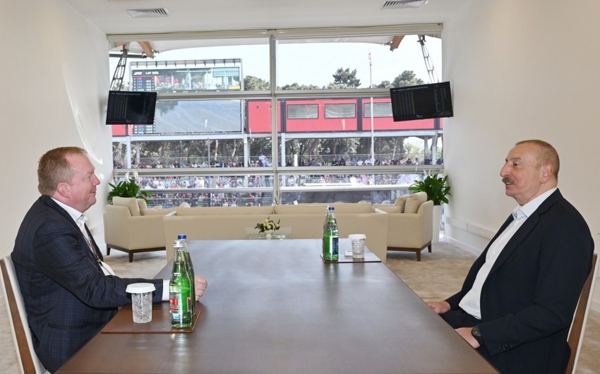 İlham Əliyev “Boeing”in vitse-prezidentini qəbul edib - YENİLƏNİB