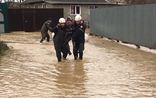 Tərtərdə 3 kəndi su basıb - Nazirlik görüntülər yaydı