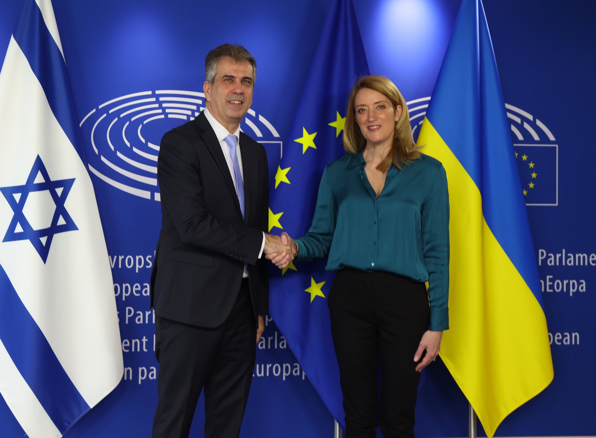 İsrailin XİN başçısı Avroparlamentin prezidenti ilə görüşdü