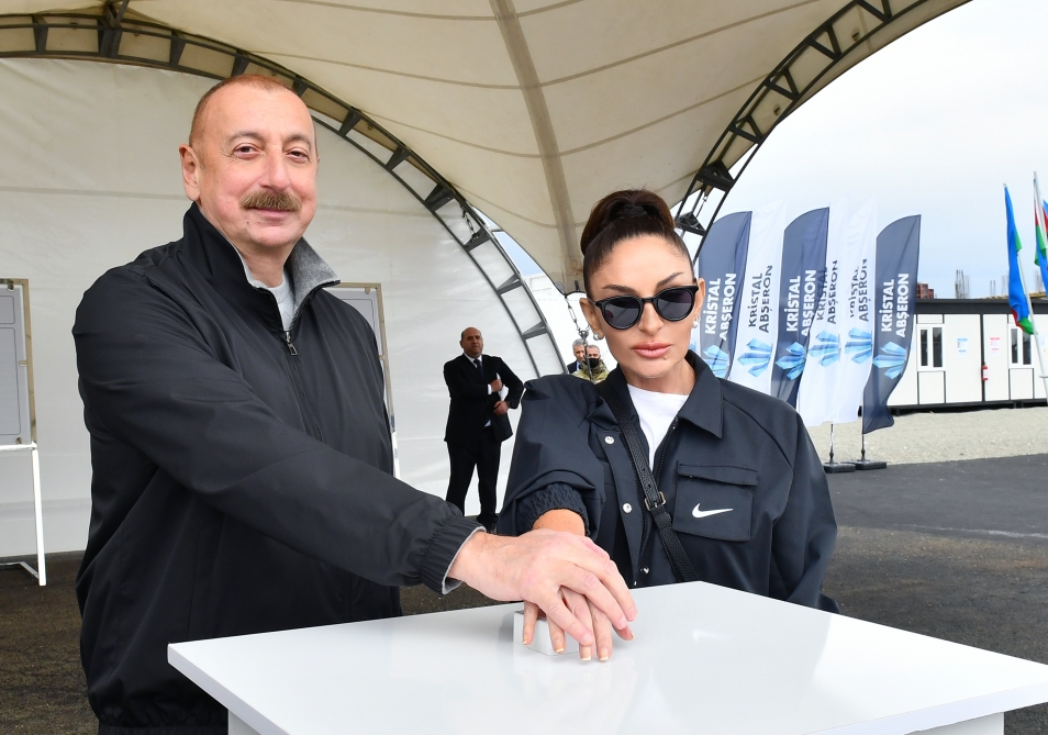 Prezident və birinci xanımın Ağdam səfərindən FOTOLAR