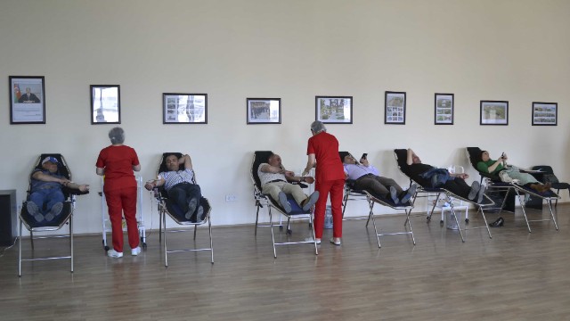 “Azərsu”da qanvermə aksiyası keçirilib - FOTOLAR
