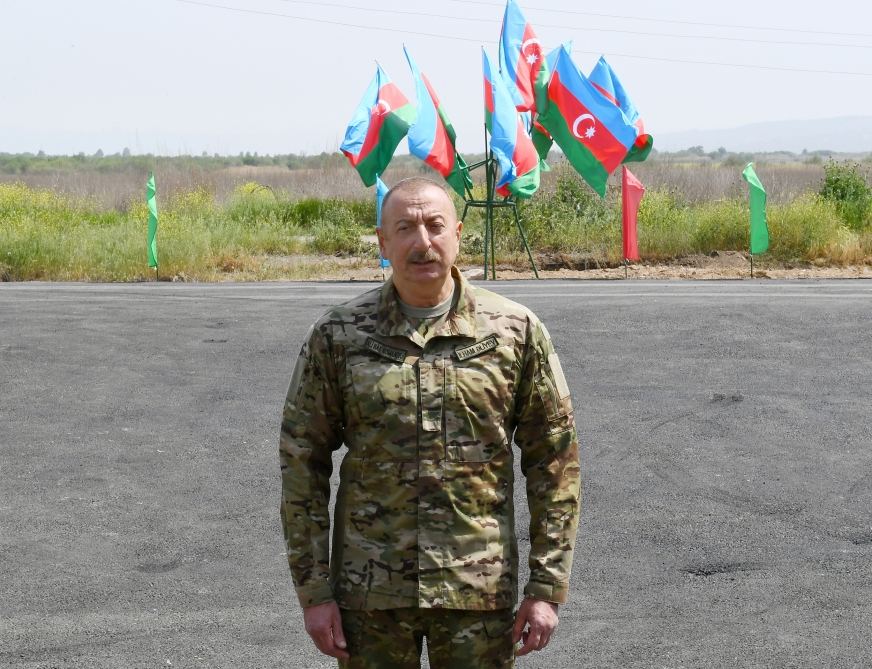 İlham Əliyev Cəbrayıla getdi