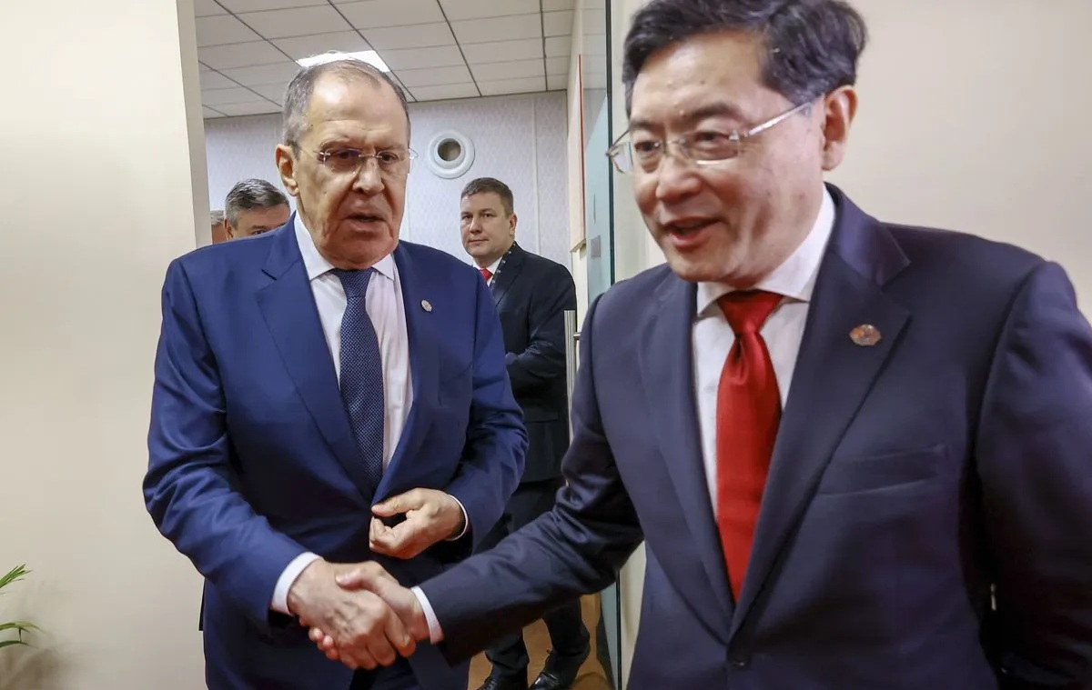 Lavrov çinli həmkarı ilə GÖRÜŞDÜ - VİDEO
