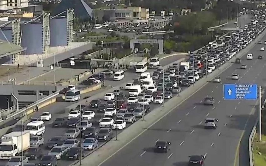 Hazırda bu yollarda tıxac var - Sürücülərin nəzərinə