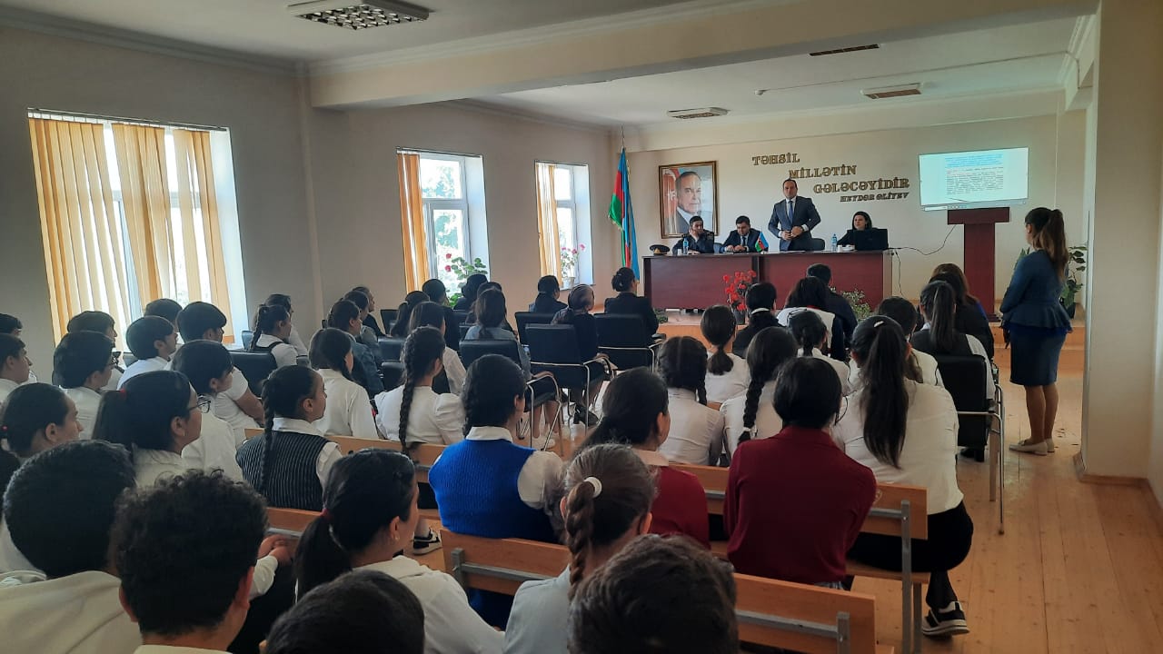 Tap Qaraqoyunluda maarifləndirici tədbir keçirilib