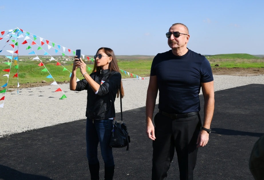 Prezident və xanımına Hadrutun turizm konsepsiyası barədə məlumat verildi
