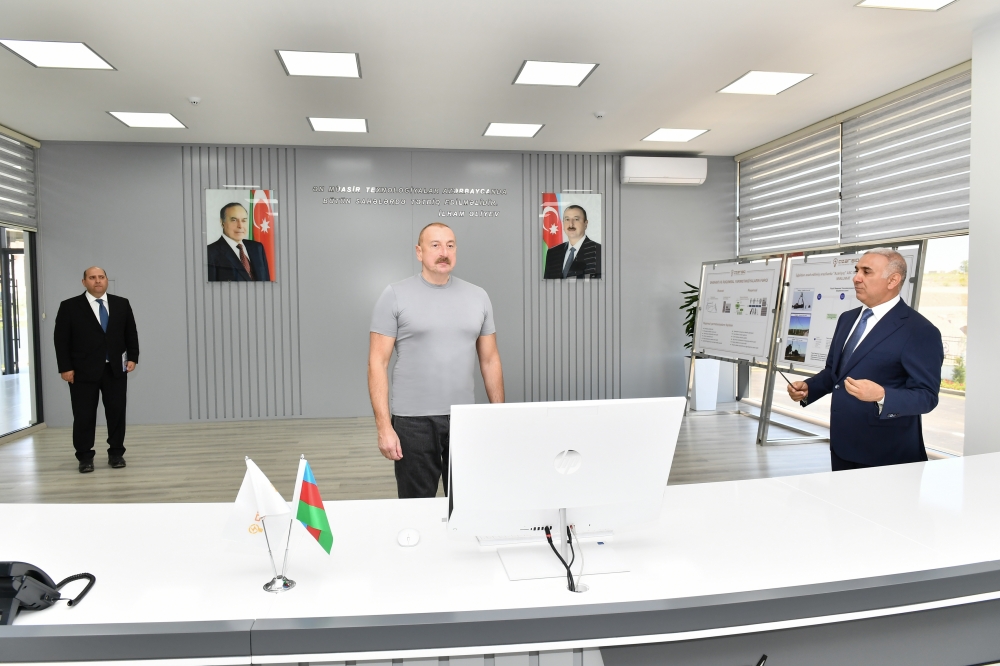 Prezident yarımstansiyanın açılışında iştirak etdi - FOTO