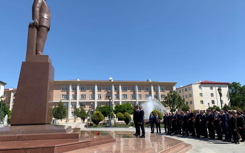 Xarici diplomatlar və hərbi attaşelər Naxçıvanda - FOTOLAR