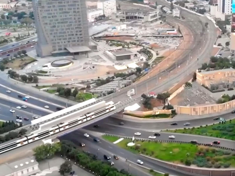 Bakının mərkəzi yolları genişləndirilir - VİDEO