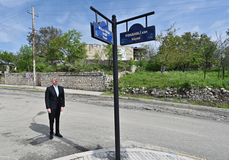 Prezident Şuşada daha bir açılış etdi - FOTO