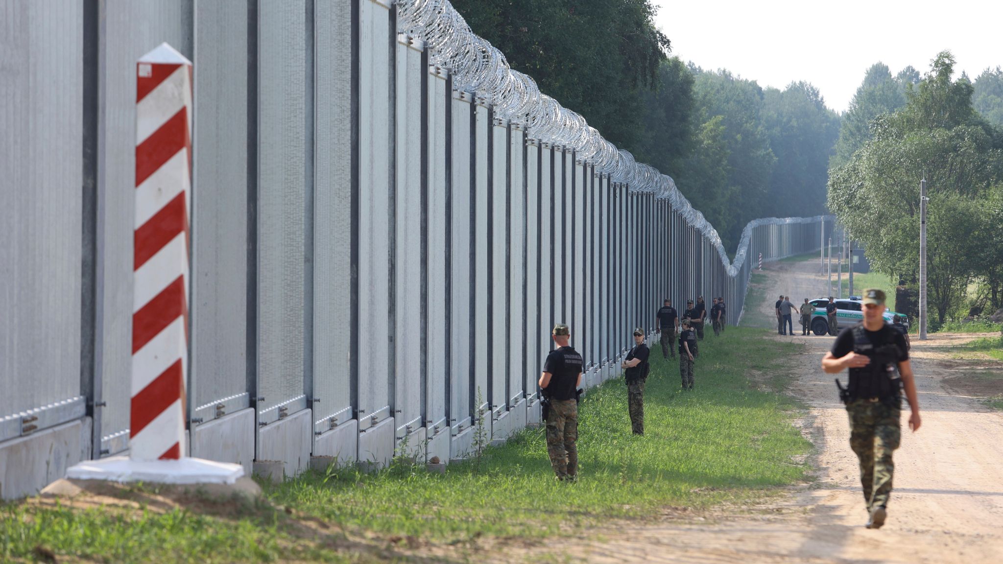 Polşalı sürücülər Belarus sərhədində aksiya keçirdi - SƏBƏB