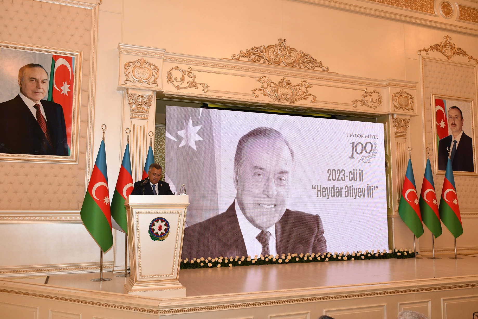 Heydər Əliyevin 100 illik yubileyi Abşeronda qeyd edilib