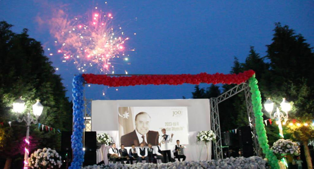 Goranboyda Heydər Əliyevin 100 illiyi ilə bağlı tədbir keçirildi - FOTO