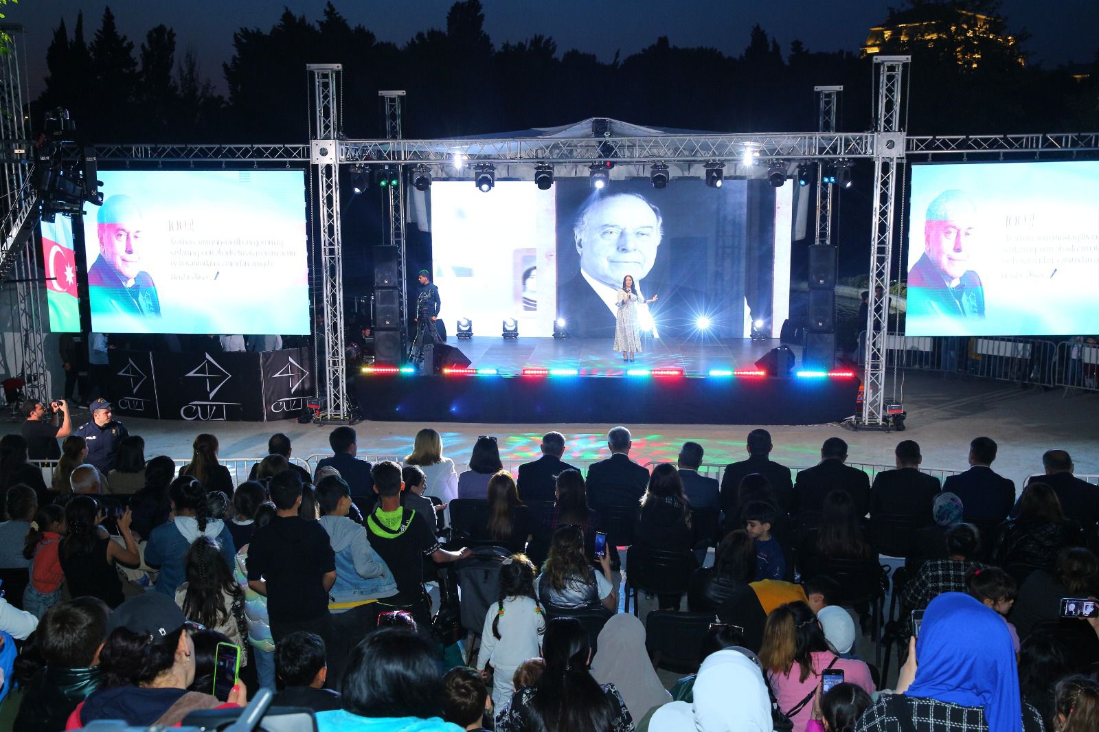 Binəqədidə Heydər Əliyevin 100 illiyinə həsr olunan konsert - FOTOLAR