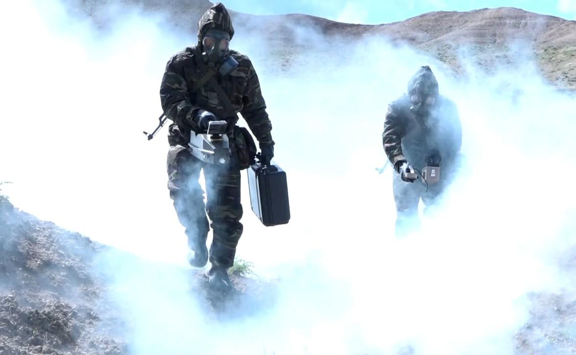 Naxçıvanda hərbi təlim - FOTOLAR