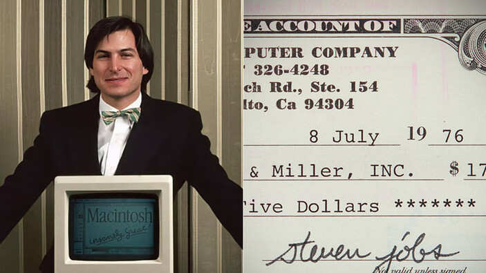 Stiv Cobsun imzaladığı qəbz 106 min dollara satıldı