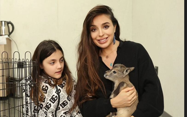 Leyla Əliyeva Bakı Zooloji Parkına baş çəkdi - FOTOLAR