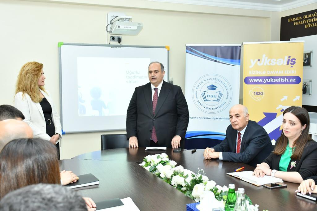 “Yüksəliş” müsabiqəsi BSU-da təlimlərə başlayıb - FOTOLAR