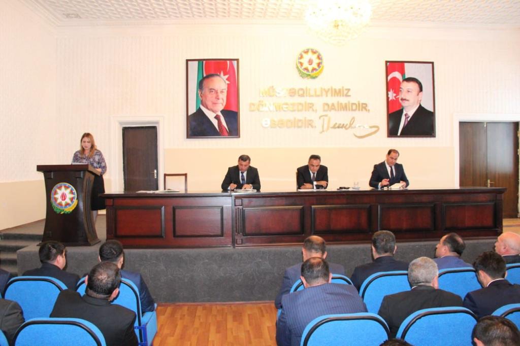 Goranboyun icra başçısı iclas keçirib