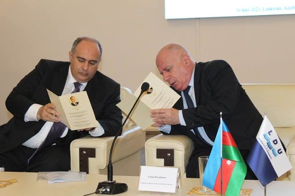 BSU-nun Beynəlxalq elmi konfransı Lənkəranda keçirilib - FOTOLAR