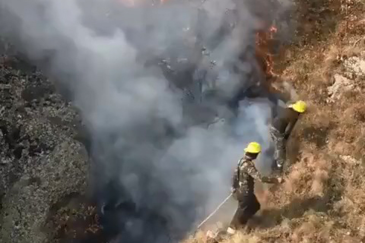 Keşlə qəsəbəsində YANĞIN