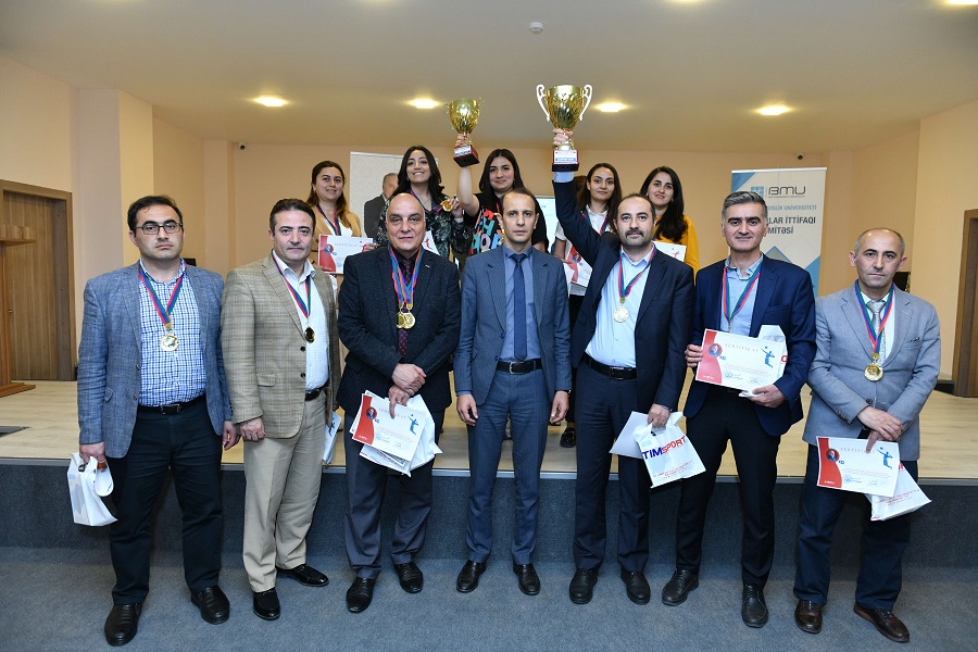 BMU-da spartakiadanın qalibləri mükafatlandırıldı - FOTOLAR