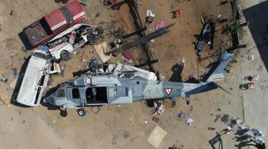 Əfqanıstanda hərbi helikopter qəzaya uğradı