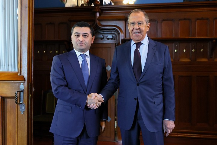 Lavrov Özbəkistan XİN başçısı ilə danışıqlar apardı