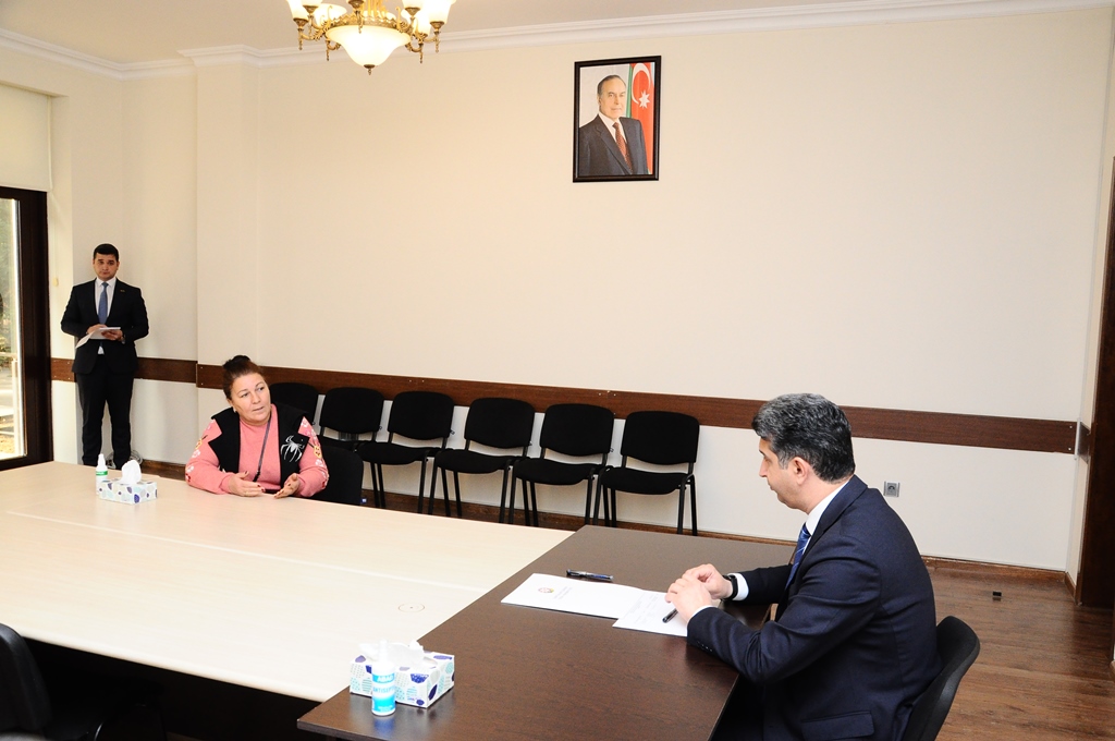 Naftalanda növbəti vətəndaş qəbulu keçirilib