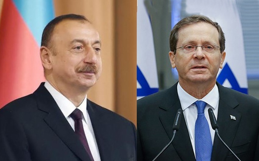 İsrail Prezidenti İlham Əliyevi TƏBRİK ETDİ