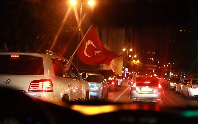 Bakıda Ərdoğanın qələbəsi qeyd olunur - VİDEO