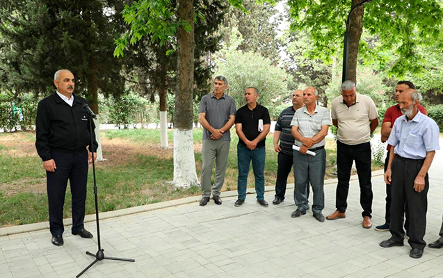 Şabranlı sahibkarlar “Səyyar qəbul otağı”nda - FOTOLAR