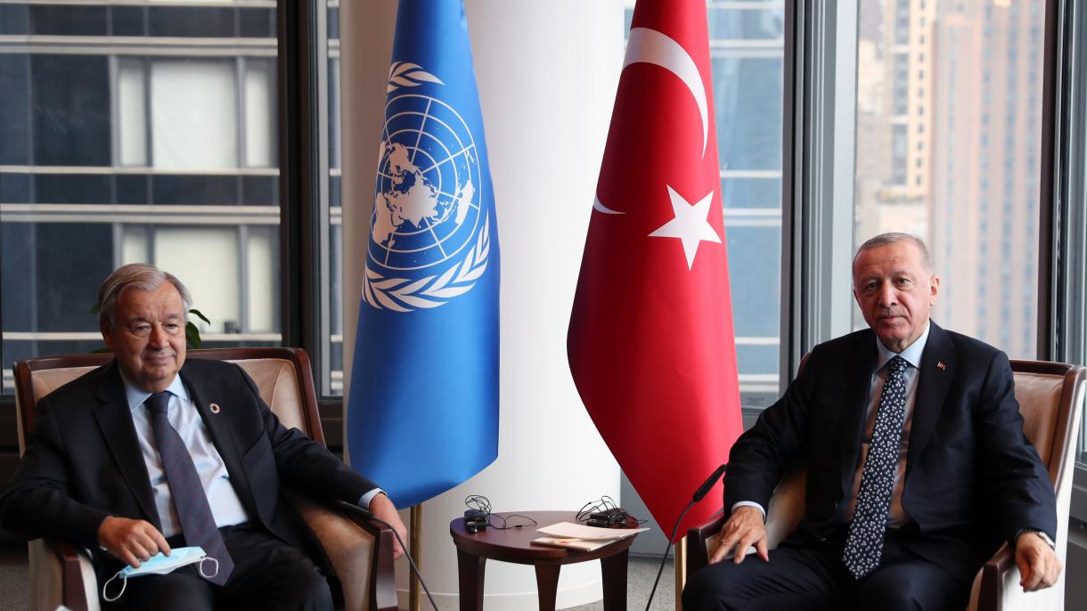 Quterreş Ərdoğanla müzakirə apardı