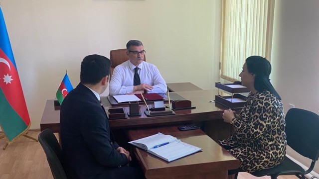 Novruz Aslanov seçicilərini qəbul edib - FOTOLAR