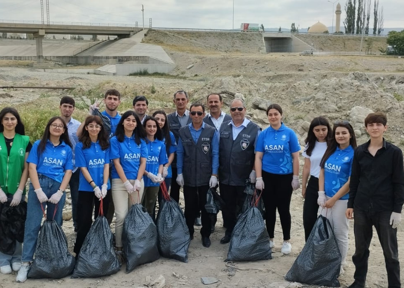 Çay sahilləri tullantılardan təmizlənib - FOTOLAR