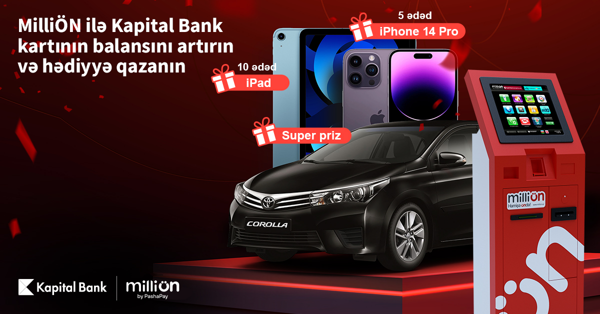 Kapital Bank-ın PashaPay ilə birgə keçirdiyi lotereya davam edir