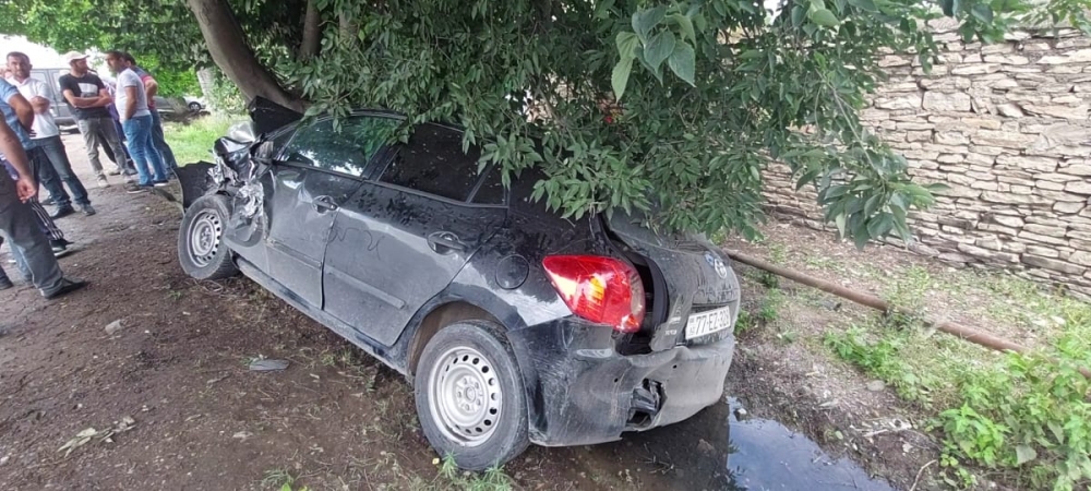 Ağstafada ağır qəza - Yaralılar var