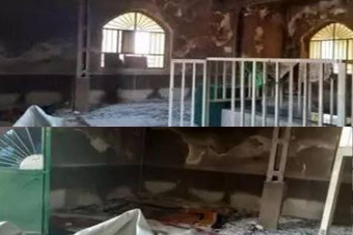 İranda iki ziyarətgah yandırıldı