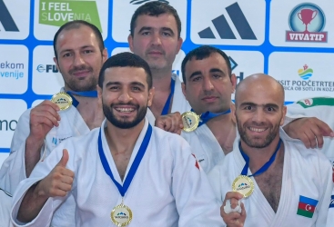 Veteran cüdoçularımız Avropa çempionu oldular 