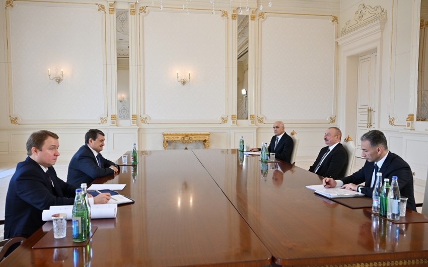 İlham Əliyev Putinin köməkçisini qəbul edib - YENİLƏNİB